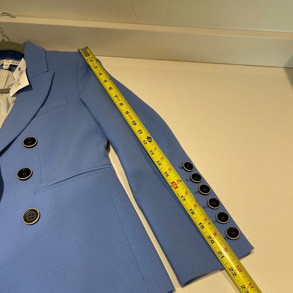 $695 Veronica Beard Colson Periwinkle Blue Dickey Jacket Luxury Blazer sz 4 - Picture 14 of 16